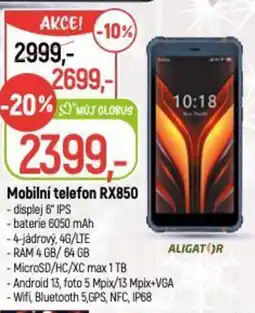 Globus Mobilní telefon RX850 nabídka