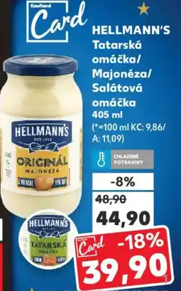 Kaufland HELLMANN'S Tatarská omáčka/ Majonéza/ Salátová omáčka nabídka