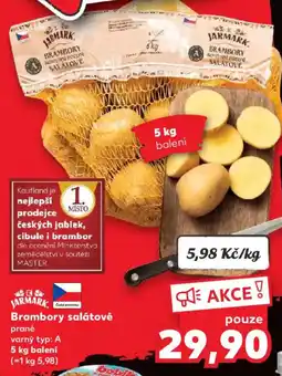 Kaufland Brambory salátové nabídka