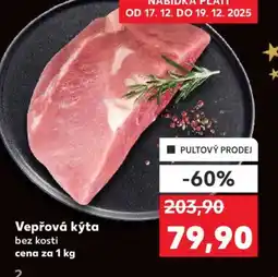 Kaufland Vepřová kýta nabídka