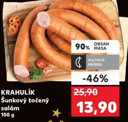Kaufland KRAHULIK Šunkový točený salám nabídka