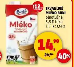 Penny Market Trvanlivé mléko nabídka