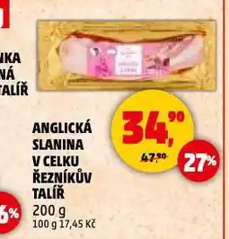 Penny Market Anglická slanina v celku nabídka