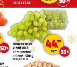 Penny Market Hrozny révy vinné bílé nabídka