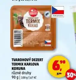 Penny Market Tvarohový dezert termix nabídka