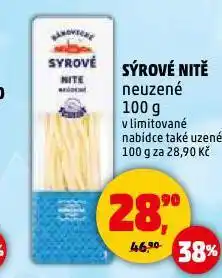 Penny Market Sýrové nitě nabídka