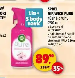 Penny Market Air wick pure sprej nabídka