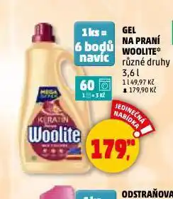 Penny Market Woolite gel na praní nabídka