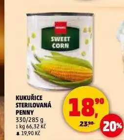 Penny Market Kukuřice sterilovaná nabídka