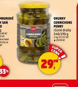 Penny Market Okurky cornichons nabídka