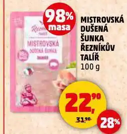 Penny Market Mistrovská dušená šunka nabídka