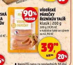 Penny Market Vídeňské párečky nabídka