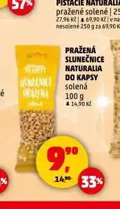 Penny Market Pražená slunečnice naturalia do kapsy nabídka