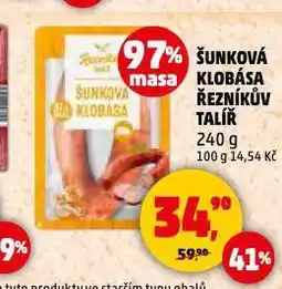 Penny Market Šunková klobása nabídka