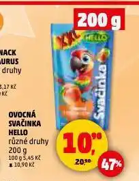 Penny Market Hello ovocná svačinka nabídka