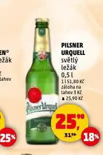 Penny Market Pivo pilsner urquell nabídka