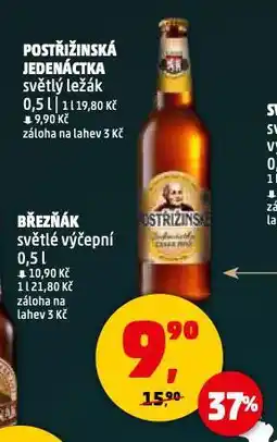 Penny Market Pivo postřižinská jedenáctka nabídka