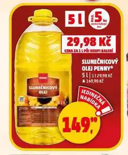 Penny Market Slunečnicový olej nabídka