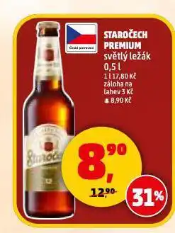 Penny Market Pivo staročech nabídka