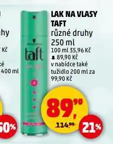 Penny Market Taft lak na vlasy nabídka