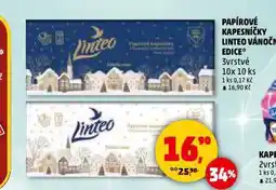 Penny Market Linteo papírové kapesníky nabídka