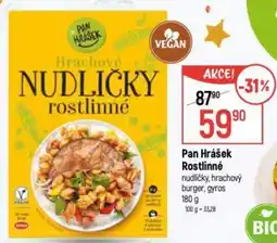 Globus Pan Hrášek Rostlinné nabídka