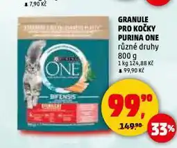 Penny Market Purina one granule pro kočky nabídka