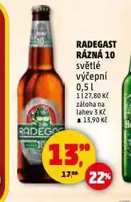 Penny Market Pivo radegast nabídka
