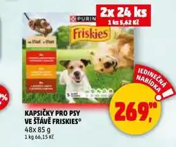 Penny Market Friskies kapsičky pro psy nabídka