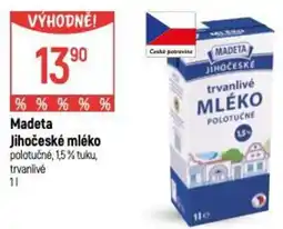 Globus MADETA Jihočeské mléko nabídka