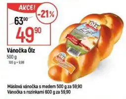 Globus Vánočka Ölz nabídka