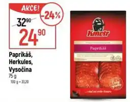 Globus Paprikáš, Herkules, Vysočina nabídka