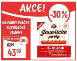 Globus Na párky značky kostelecké uzeniny nabídka