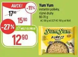 Globus Yum Yum nabídka