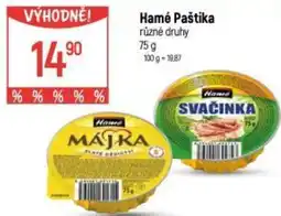 Globus Hamé Paštika nabídka