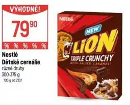 Globus Nestlé Dětské cereálie nabídka