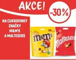Globus Na cukrovinky značky M&M's a Maltesers nabídka