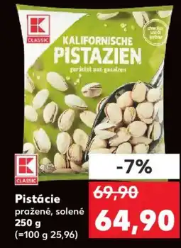 Kaufland Pistácie nabídka