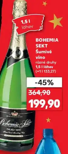 Kaufland BOHEMIA SEKT Šumivé víno nabídka