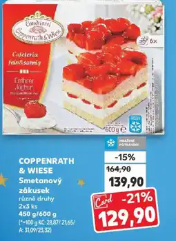 Kaufland COPPENRATH & WIESE Smetanový zákusek nabídka