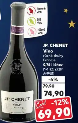 Kaufland JP. CHENET Víno nabídka