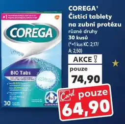 Kaufland COREGA Čisticí tablety na zubní protézu nabídka