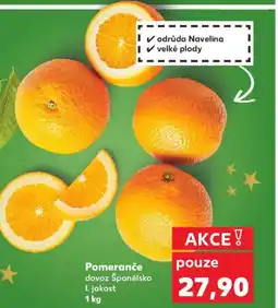 Kaufland Pomeranče nabídka