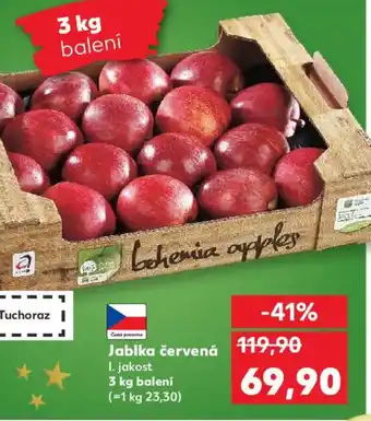 Kaufland Jablka červená nabídka