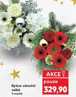 Kaufland Kytice vánoční velká nabídka