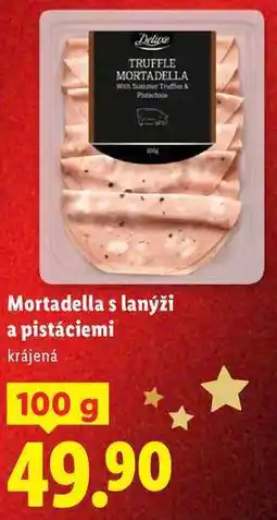 Lidl Mortadella s lanýži a pistáciemi, 100 g nabídka