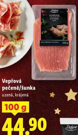 Lidl Vepřová pečeně/šunka, 100 g nabídka
