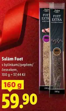Lidl Salám Fuet, 160 g nabídka