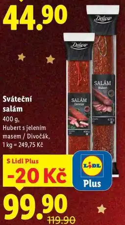 Lidl Sváteční salám, 400 g nabídka