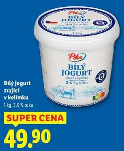 Lidl Bílý jogurt zrající v kelímku, 1 kg nabídka